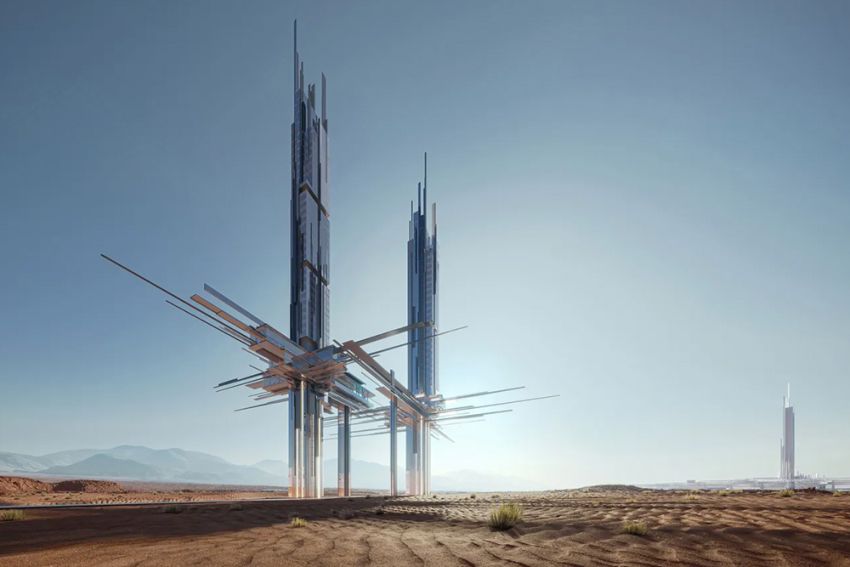 Ce nouveau gratte-ciel futuriste en Arabie saoudite défie la gravité