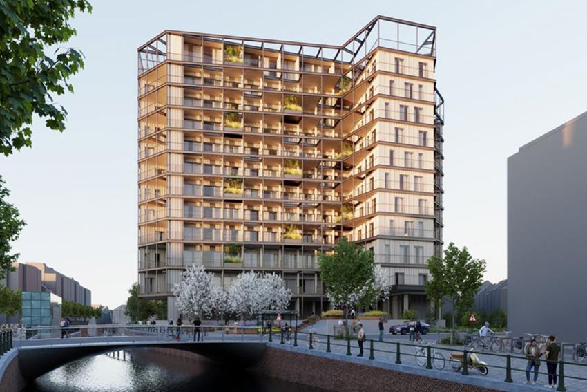 À Gand, l’ancienne tour Belgacom se réinvente en repère résidentiel et paysager