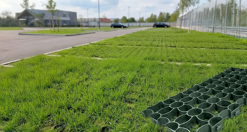 Dalles gazon MatGeco : allier performance structurelle et durabilité des sols perméables