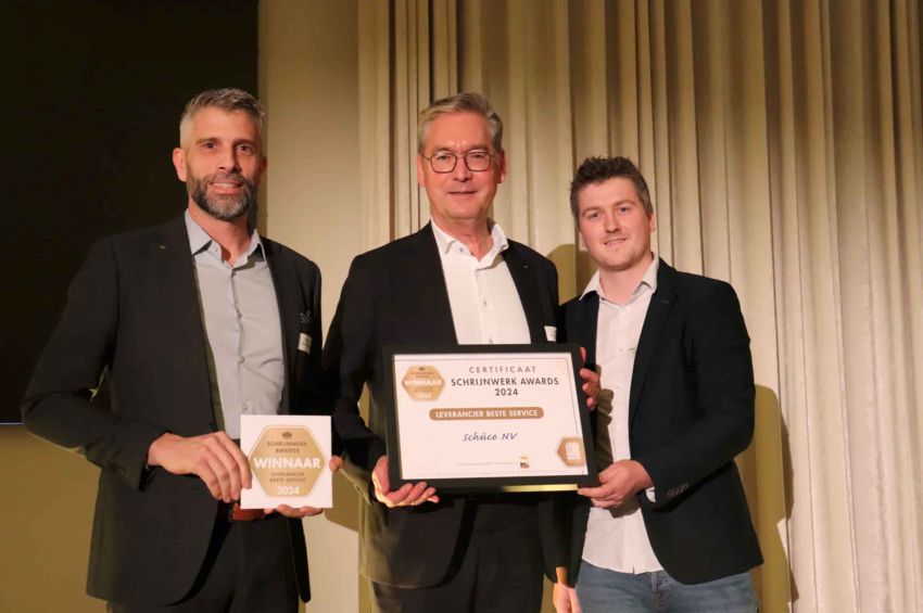 Schüco remporte le Trophée Menuiserie 2024 pour 'Fournisseur offrant le meilleur service'