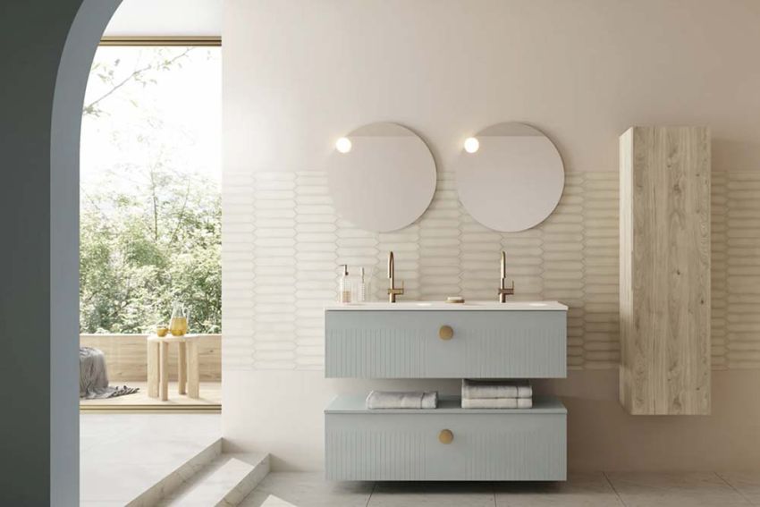 Tendances salle de bains 2025 - Sérénité, chaleur et innovation