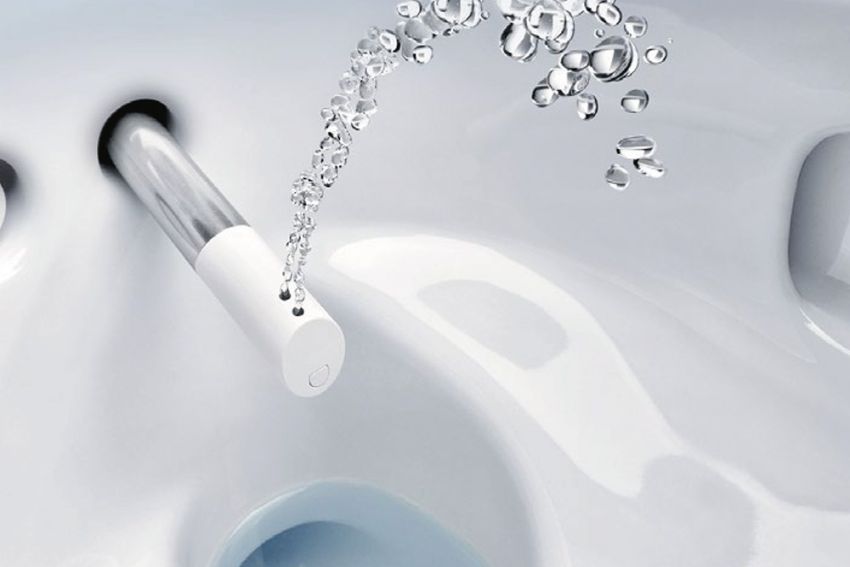 Présence remarquable et remarquée de Geberit AquaClean…