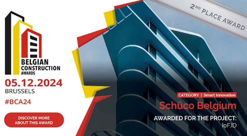 IoF ID de Schüco remporte son premier prix aux Belgian Construction Awards 