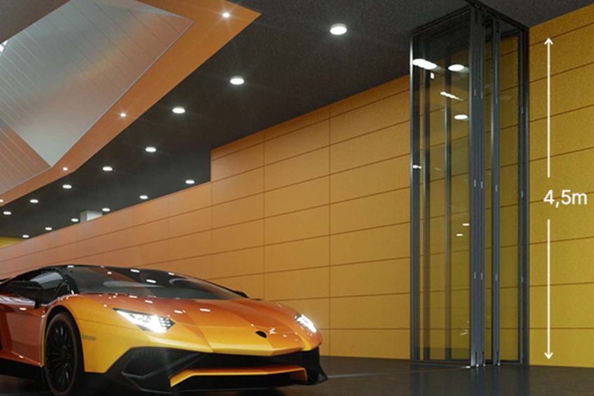  S220 RPT : Portes pliantes minimalistes